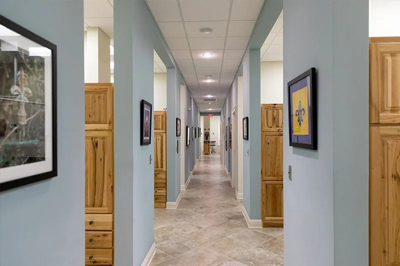 Dental treatment room at Louisiana Dental Center Denham Springs